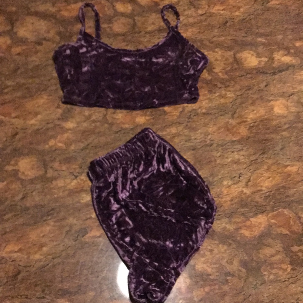 Crop cami & shorts set